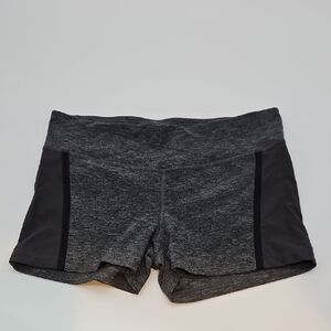 The North Face Women’s Dark Gray Bike Shorts with Black Panels